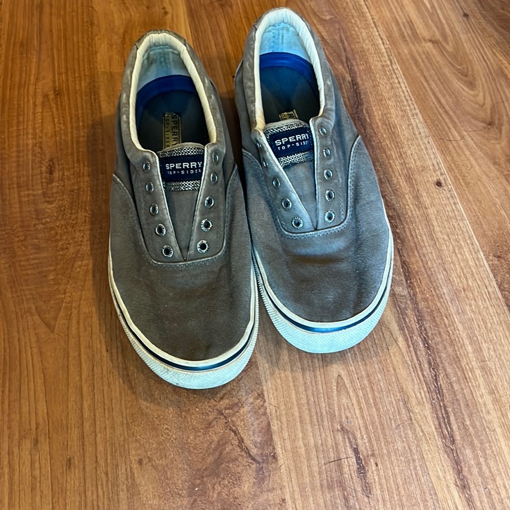Sperry Men's Striper No Lace CVO Salt Washed Twill Chino.